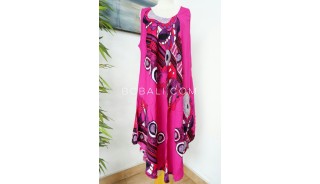 bali fashion clothes women dress wide long patterned ethnic design